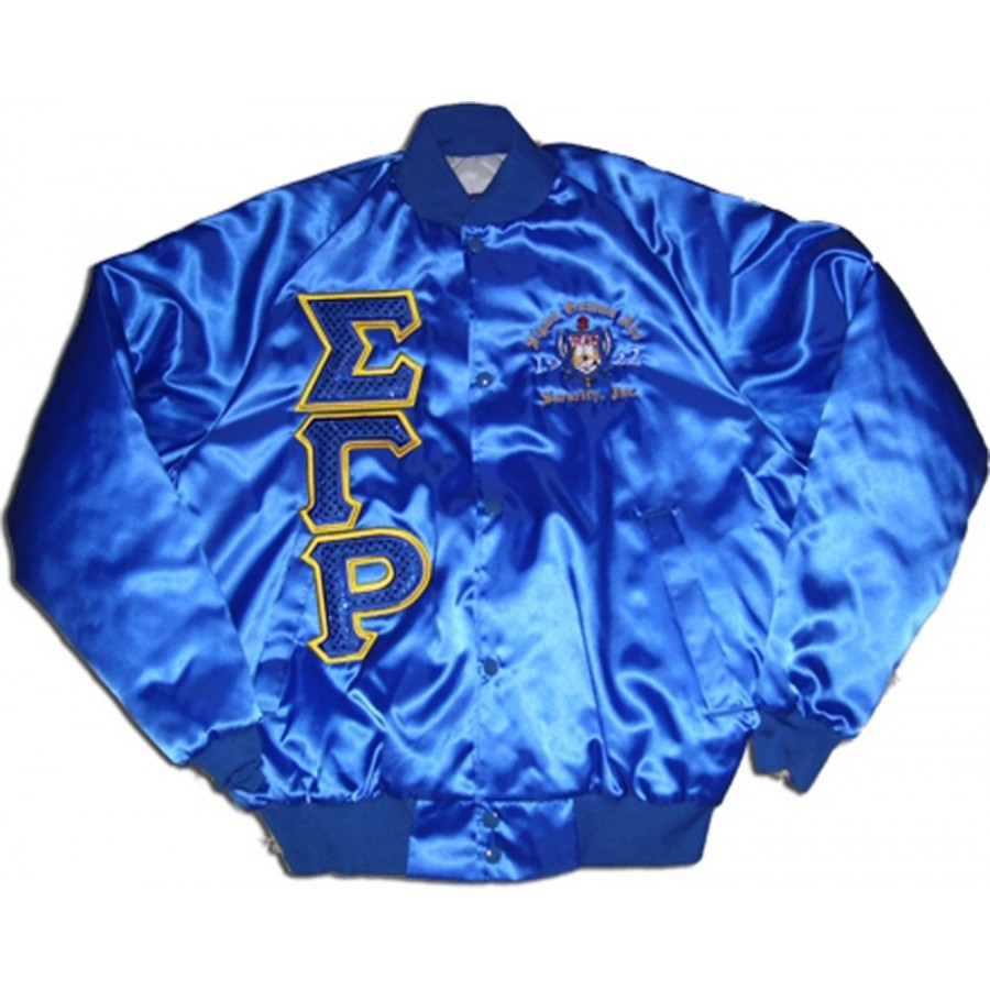 SGRho Satin All-Star Baseball Jacket