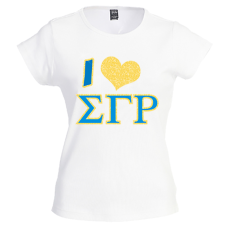 I Luv SGRho Baby Doll Tee