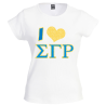 I Luv SGRho Baby Doll Tee