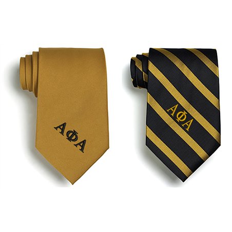 Alpha Tie Pack Blk/OG Broad Stripe