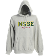 NSBE Chisel Letter Hooded Sweatshirt - Grey