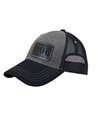 1906 Leather Patch  Cap - Charcoal Black