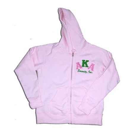 AKA Hooded Zip Front Sweatshirt