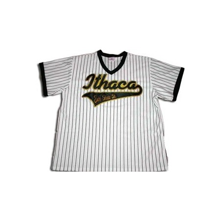 Ithaca Pinstripe V-Neck Jersey