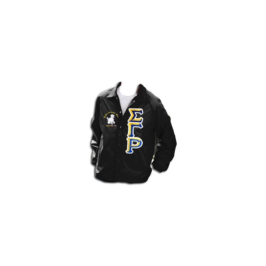 SGRho Chisel Letter Crossing Jacket