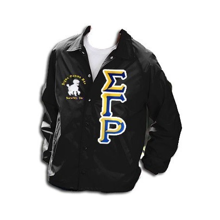 SGRho Chisel Letter Crossing Jacket