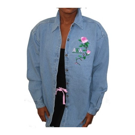 AKA Denim Long Sleeve Shirt