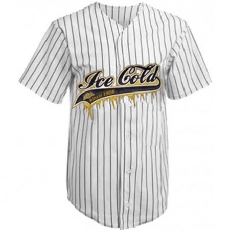 Ice Cold Button Down Pinstripe Jersey