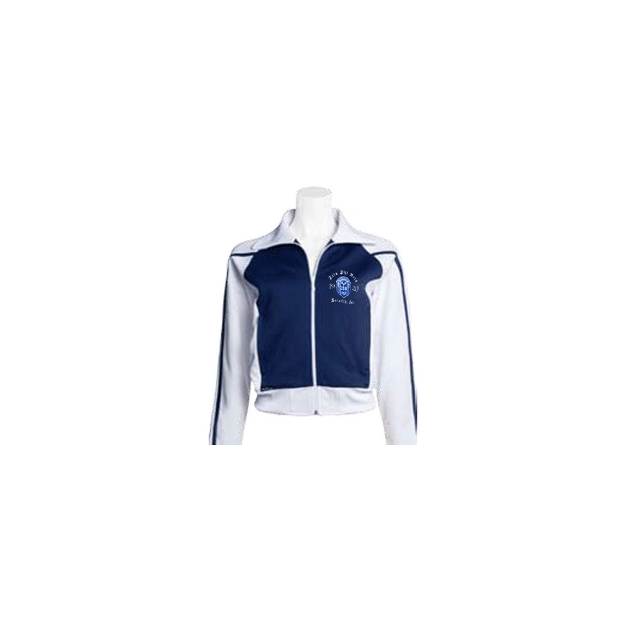 Zeta Striped Sleeve Track Jacket